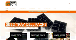 Desktop Screenshot of plantpotsdirect.com